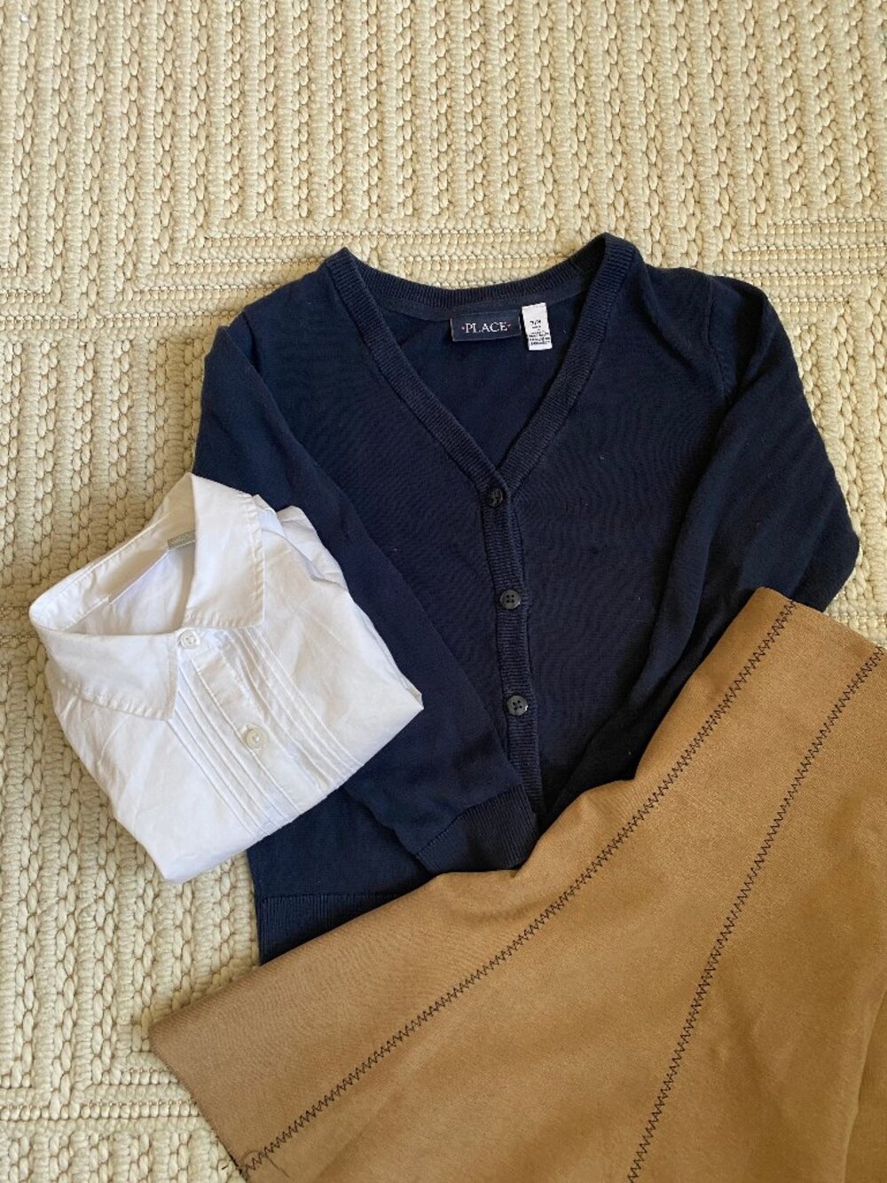 Children's Place Girls Uniform Cardigan